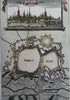 Arras France Picardie Fortifications Miniature City View 1672 Mallet print