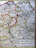 County of Flanders Low Countries Bruges Ypres Ghent c. 1786 Gravius engraved map