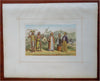 Malaysia Ethnic Views Costume Print Fashion Indonesia Borneo Java 1882 print