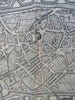Mons Hainaut Belgium c. 1745 Basire pictorial city plan churches fortifications