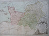 Normandy France Le Havre Caen Rouen Evreux 1783 Brion engraved map