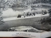 Central Park New York City Bow Bridge 1861 Civil War era landscape view