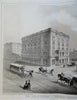 Bible House Cooper Institute Tompkins Market New York City 1861 street scene