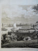 Hellgate Ferry New York City 86th Street 1861 Valentine landscape city view