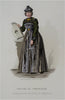 Vorarlberg Women's Fashion 1840-60 Lot x 3 lovely hand color costume prints