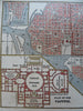 Washington D.C. City Plan Government Buildings Capitol Floor Plan 1853 nice map