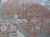 Washington D.C. City Plan Government Buildings Capitol Floor Plan 1853 nice map