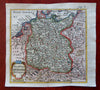 Holy Roman Empire Germany Austria Prussia Vienna Munich Berlin 1683 charming map