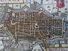 Alkmaar North Holland Netherlands City Plan Coat of Arms 1685 engraved map