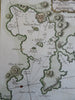 Pula Croatia Istria Coastal Survey Navigation c, 1750's Bellin engraved map