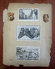 Japan photos c. 1880 Yokohama Tokyo Lot x 8 albumen photographs Sedan Chairs