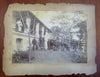 Japan photos c. 1880 Yokohama Tokyo Lot x 8 albumen photographs Sedan Chairs
