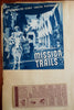 California L.A. Railway cartoon Street Map c. 1940 Mexico CA Mission Trails