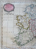 Ireland w/ Discovery Nymph Bay by Capt. Doyle 1806 Barlow & Brightly HC map