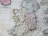 Ireland w/ Discovery Nymph Bay by Capt. Doyle 1806 Barlow & Brightly HC map