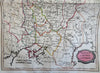 Russian Empire Muscovy Ukraine Crimea Poland Finland 1806 Barlow hand color map