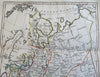 Russian Empire Muscovy Ukraine Crimea Poland Finland 1806 Barlow hand color map