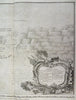 Battle of Wynendale War of Spanish Succession c. 1745 Basire engraved battle map
