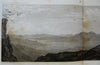 Goshoot Passage RR survey Expedition Western US 1861 engraved panoramic view