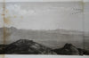 Goshoot Passage RR survey Expedition Western US 1861 engraved panoramic view