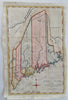 District of Maine Pre-Statehood 1802 Gridley map Thompson #9 w/ no York County
