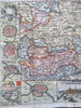 Duchy of Brabant Belgium Luxembourg Brussels Maastricht 1708 de la Feuille map