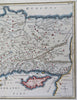 Anatolia Turkey Asia Minor Cyprus Ottoman Empire Constantinople 1768 Toms map