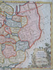 Russian Empire Muscovy Livonia Finland Ukraine Don Cossacks 1771 engraved map