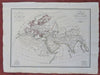 Ancient World Europe North Africa Asia India Arabia Persia 1810 scarce fine map