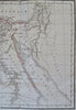 Ancient Egypt Africa Upper & Lower Kingdoms Nile River Red Sea 1832 map