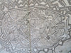 Mons Hainault Belgium City Plan Fortifications c. 1745 Basire large engraved map