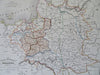 Poland Historical Borders Partition Lithuania Commonwealth 1846 historical map