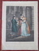 London Street Vendors China Oranges Women's Fashion c. 1850's Wheatley print