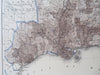 African-American Population Eastern United States 1874 Walker demographic map