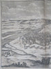 Casal Italy War of Spanish Succession c. 1740 Basire engraved folio city view