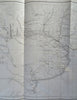 Argentine Republic Rio de la Plata Chile Andes Mountains 1855 Siebert map