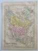 North America Antebellum United States Texas Mexico 1859 Boynton mini map