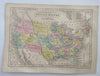 Territorial United States Mormon city named in Utah 1859 Boynton mini map