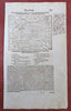 Calais Fortified City France 1628 Munster Cosmography wood cut print city view