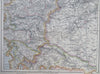Austria-Hungary Hapsburg Empire Vienna Budapest 1883 Letts scarce two sheet map