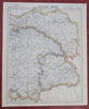 Austria-Hungary Hapsburg Empire Vienna Budapest 1883 Letts scarce two sheet map