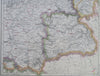 Austria-Hungary Hapsburg Empire Vienna Budapest 1883 Letts scarce two sheet map