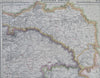 Austria-Hungary Hapsburg Empire Vienna Budapest 1883 Letts scarce two sheet map