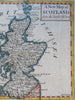 Kingdom of Scotland United Kingdom Edinburgh Glasgow 1744 Senex engraved map