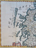 Kingdom of Scotland United Kingdom Edinburgh Glasgow 1744 Senex engraved map
