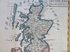 Kingdom of Scotland United Kingdom Edinburgh Glasgow 1744 Senex engraved map