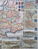 Kingdom of France Paris Toulouse Rheims Rouen Orleans 1708 de la Feuille map