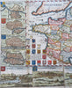 Kingdom of France Paris Toulouse Rheims Rouen Orleans 1708 de la Feuille map