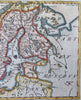 Scandinavia Sweden Norway Denmark Finland Baltic Sea 1744 Senex map