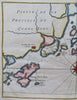 China Canton River China Macao Hong Kong Guangzhou c. 1749-50 Bellin colored map